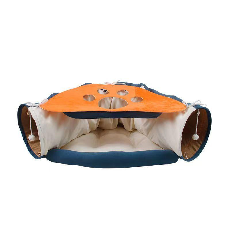 Multifunctional Pet Nest Cat Tunnel and Cat Bed 2 in 1