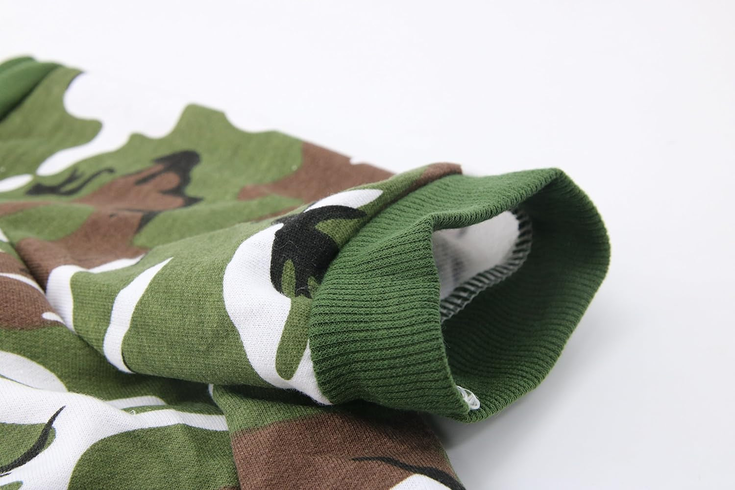 Large Dog Tee Shirt Camo Clothes Big Pet T Shirt XXXXL Dog Clothes for Large Dogs Boy, XXXXL, Army Green